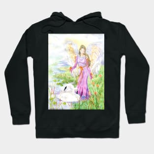 To Love and To Cherish Angel Hoodie